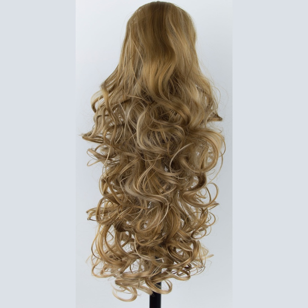 Wavy Long Hairpiece in Light Brown – Women's Hair Accessory
